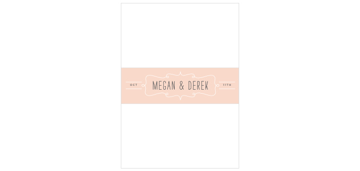 Brisk Blue Skies Wedding Belly Bands