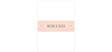 Brisk Blue Skies Wedding Belly Bands