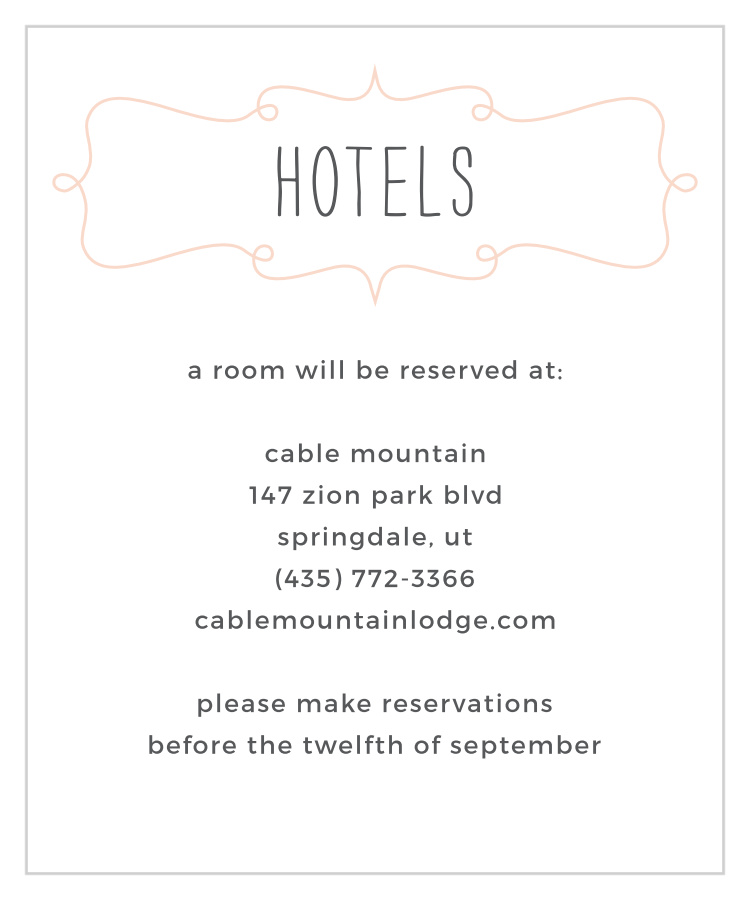 Brisk Blue Skies Accommodation Cards