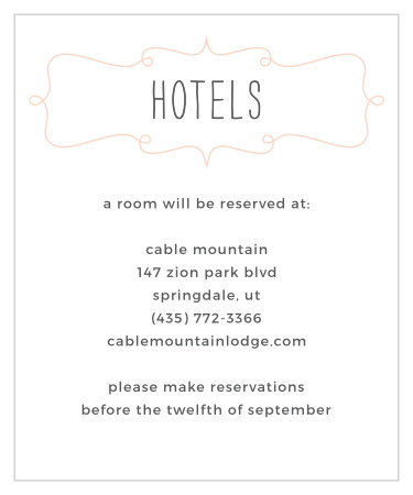 Brisk Blue Skies Accommodation Cards