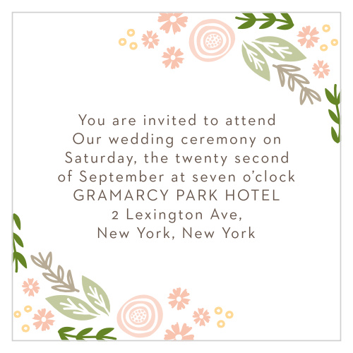 Gardens Abound Ceremony Cards