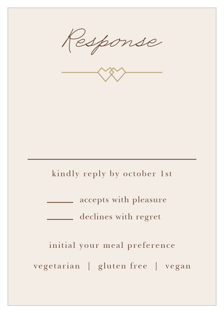 Linked Hearts Response Cards