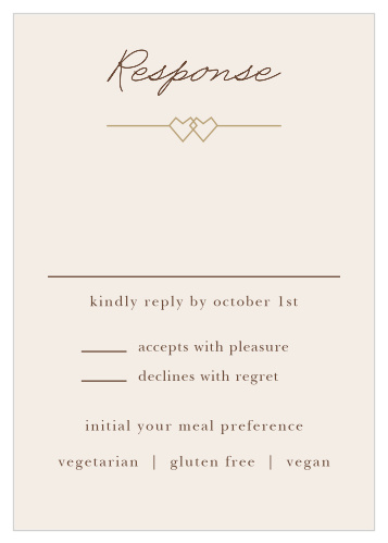Linked Hearts Response Cards