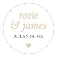 It’s all in the details. The Sophisticated Shimmer Wedding Stickers are the perfect accessory for adding that extra touch to your wedding items.