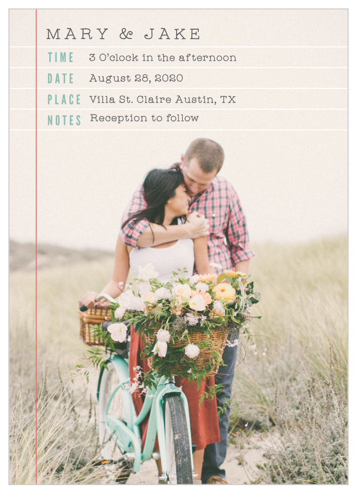 Make a List Wedding Invitations