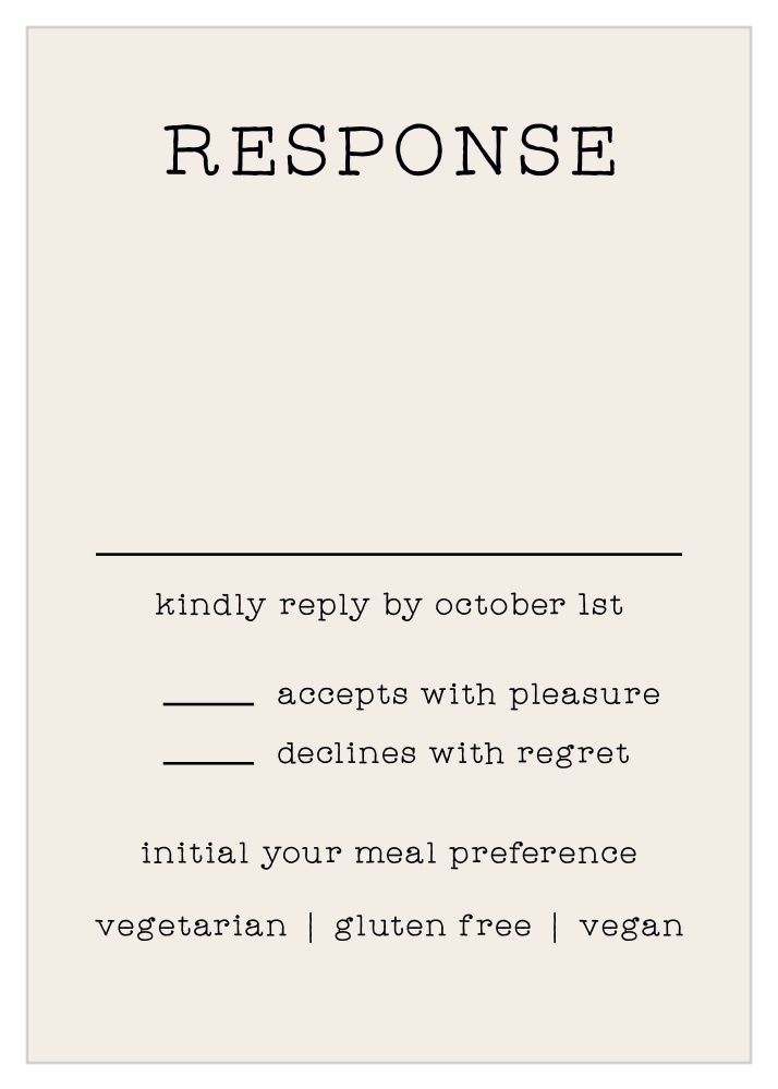 Make a List Response Cards