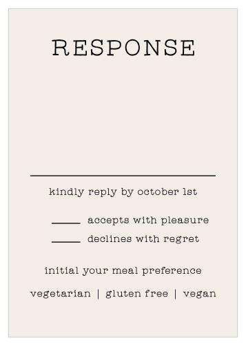 Make a List Response Cards
