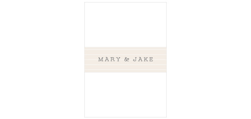 Make a List Wedding Belly Bands