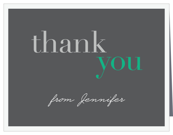 Prestige Boy Foil Baby Shower Thank You Cards