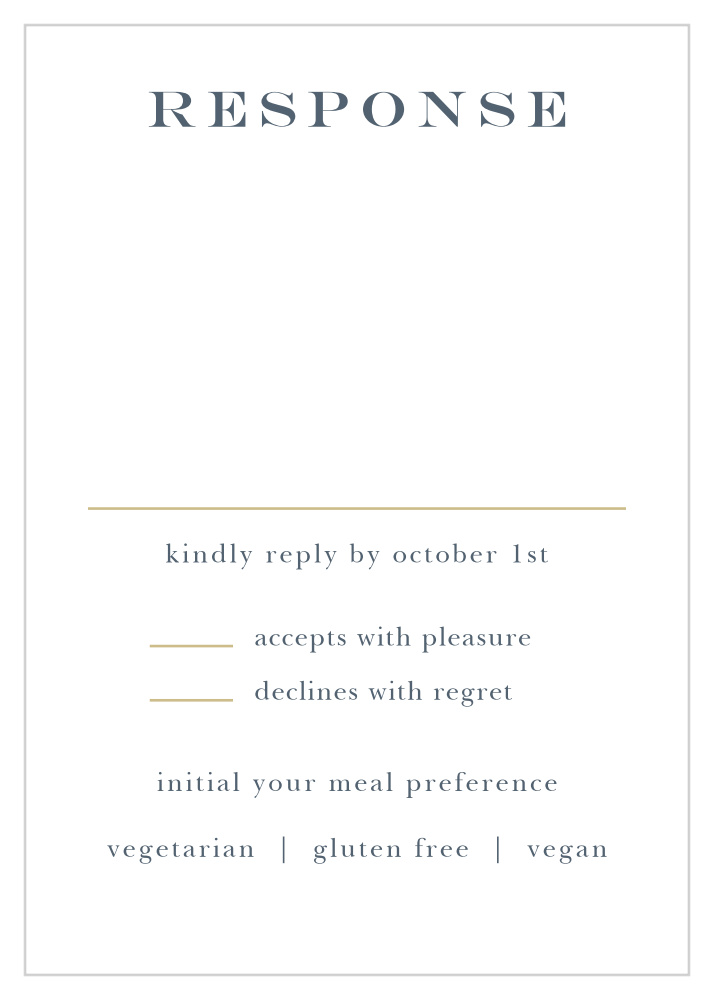 Peacock Flourish Response Cards