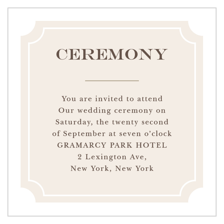 Sunflower Frame Ceremony Cards