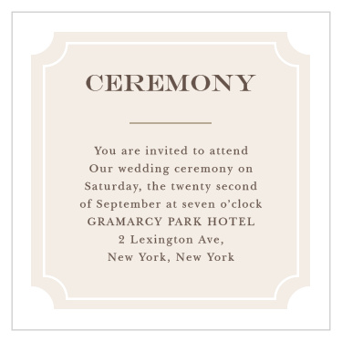 Sunflower Frame Ceremony Cards