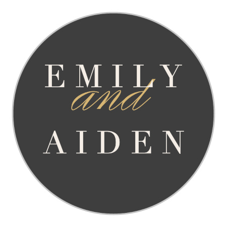 Peacock Feather Foil Wedding Stickers