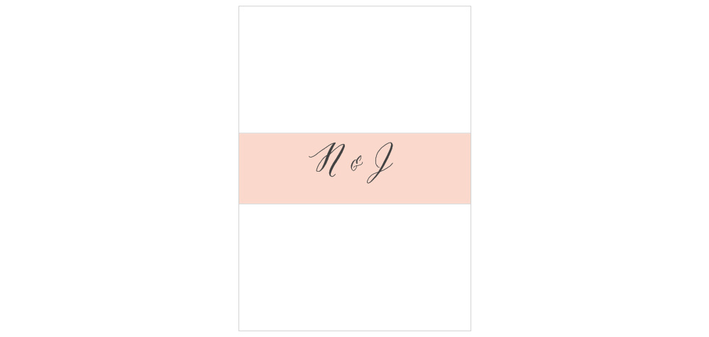 Watercolor Floral Wedding Belly Bands