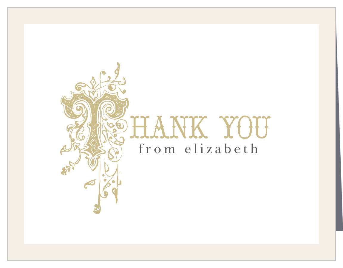 Once Upon A Time Baby Shower Thank You Cards