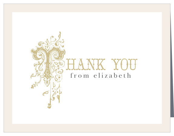 Once Upon A Time Baby Shower Thank You Cards