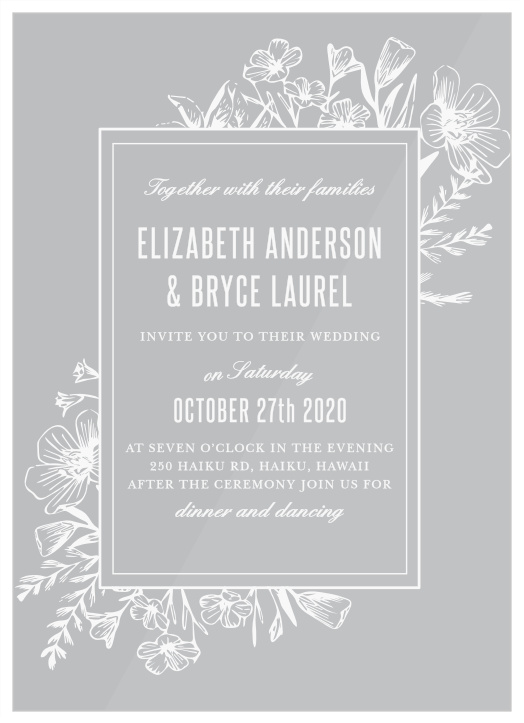 Stay true to your roots with these natural-feeling wedding invitations. 