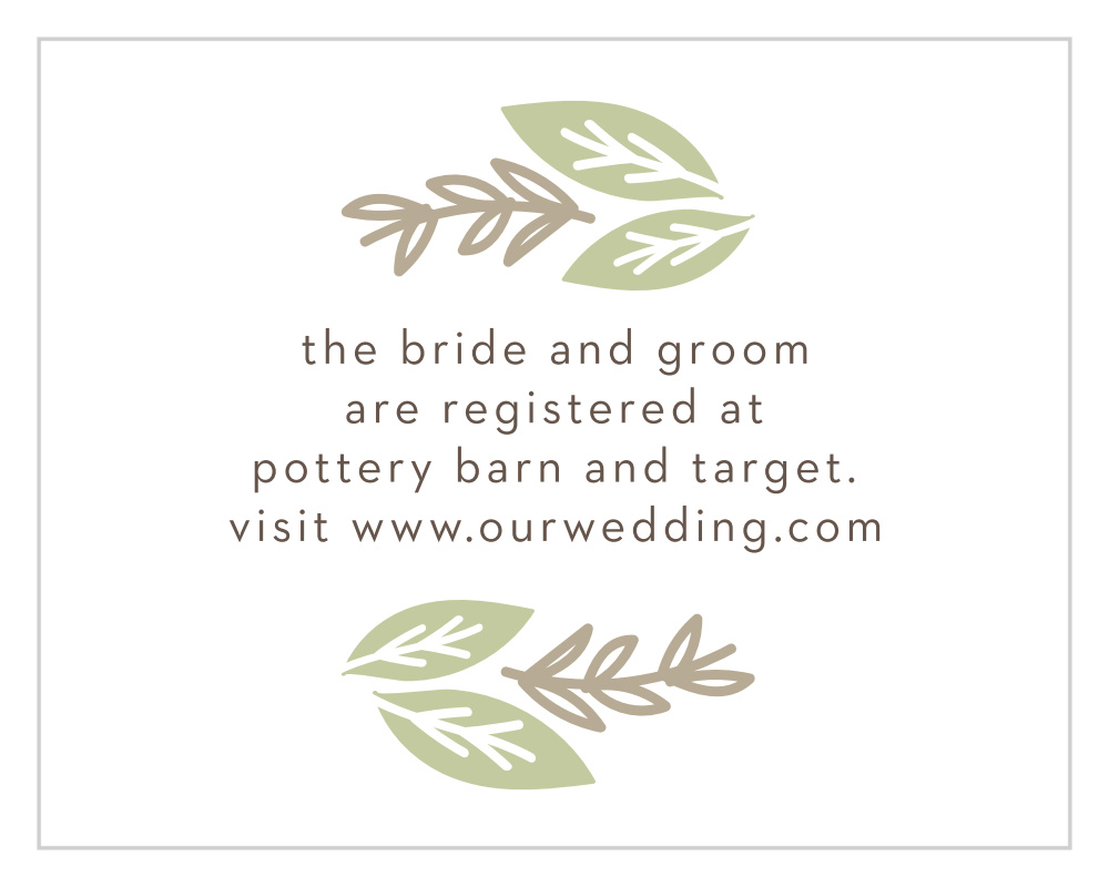 Gardens Abound Registry Cards