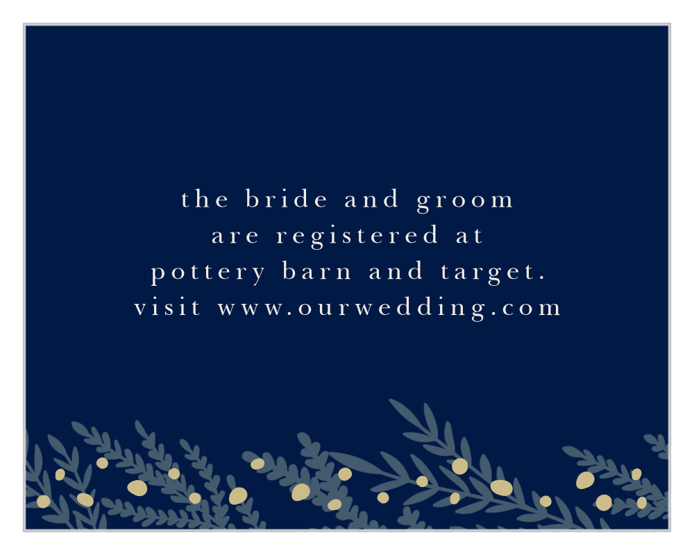 Forest Glow Registry Cards
