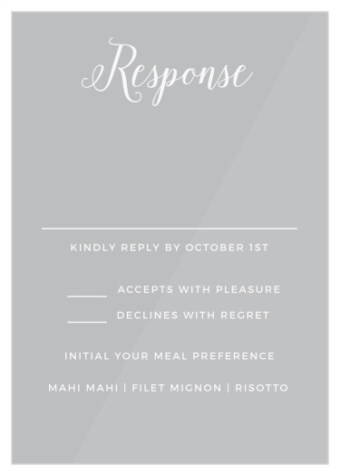 Botanical Corners Clear Response Cards