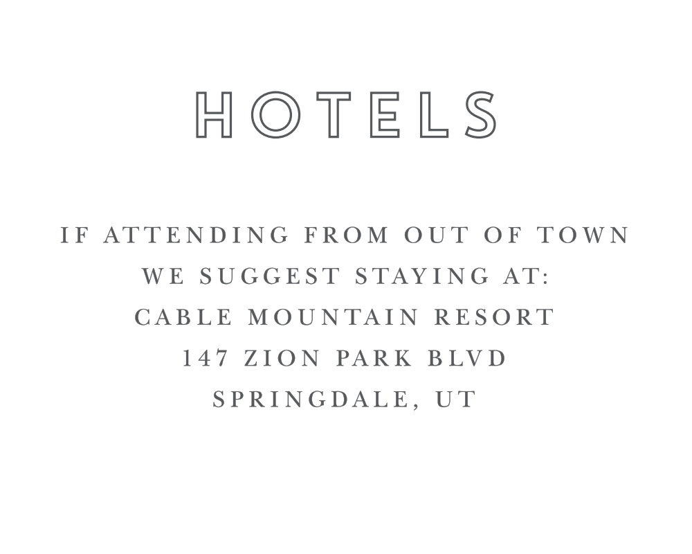 Chalkboard Baptism Lodging Cards