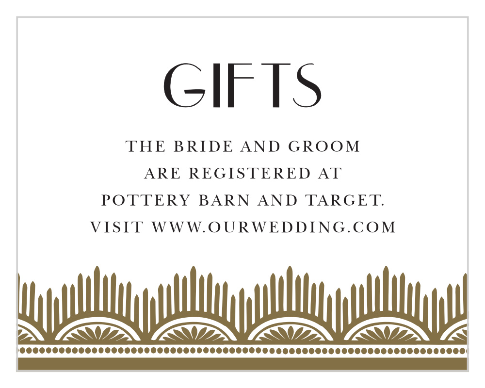 Roaring Twenties Registry Cards