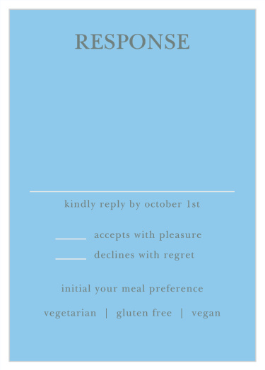 Regal Wreath Bat Mitzvah Response Cards
