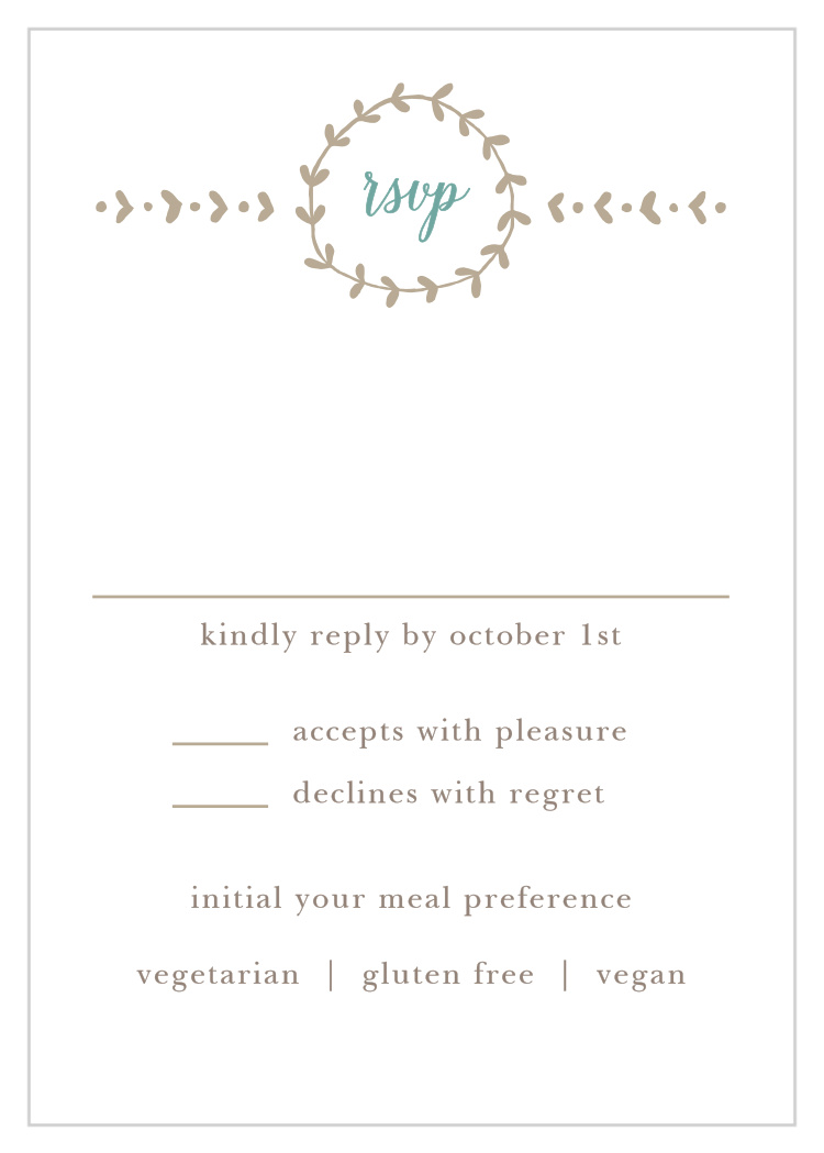 Back to Nature Bat Mitzvah Response Cards