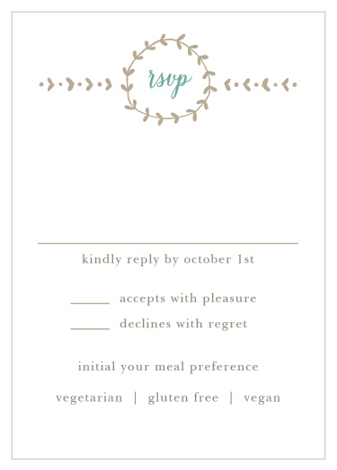 Back to Nature Bat Mitzvah Response Cards