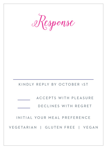 Candy Party Bat Mitzvah Response Cards
