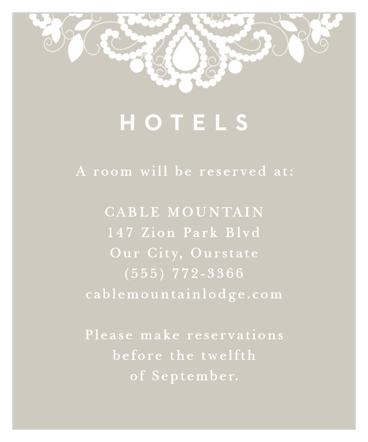 Old Fashioned Charm Accommodation Cards