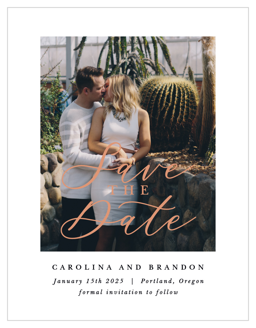 Fading Photo Save the Date Magnets
