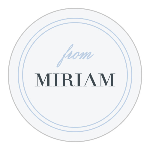 Pomegranate Bouquet Bat Mitzvah Stickers
