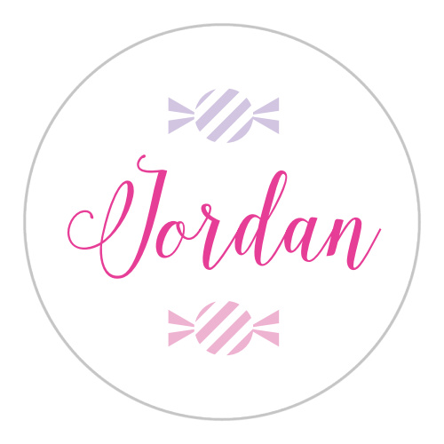 Place a memento of your daughter's big celebration anywhere you choose with our Candy Party Bat Mitzvah Stickers.