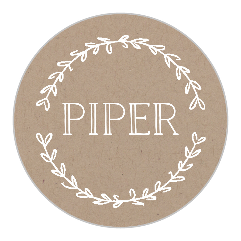 Rustic Party Bat Mitzvah Stickers