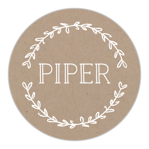 Decorate nearly anything with these Rustic Party Bat Mitzvah Stickers.