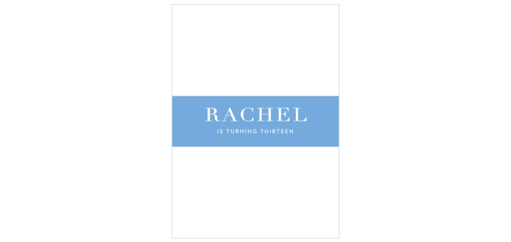 Floral Star Bat Mitzvah Belly Bands