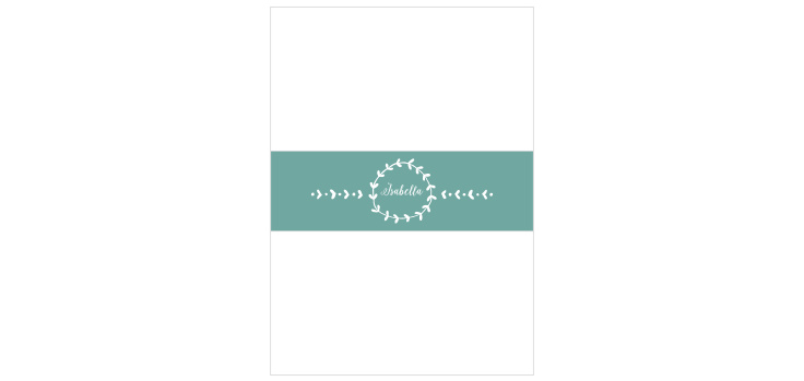 Back to Nature Bat Mitzvah Belly Bands