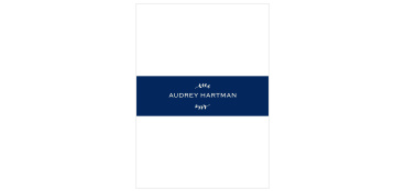 Lovely Lettering Bat Mitzvah Belly Bands