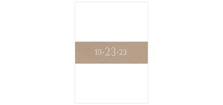 Rustic Party Bat Mitzvah Belly Bands