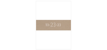 Rustic Party Bat Mitzvah Belly Bands