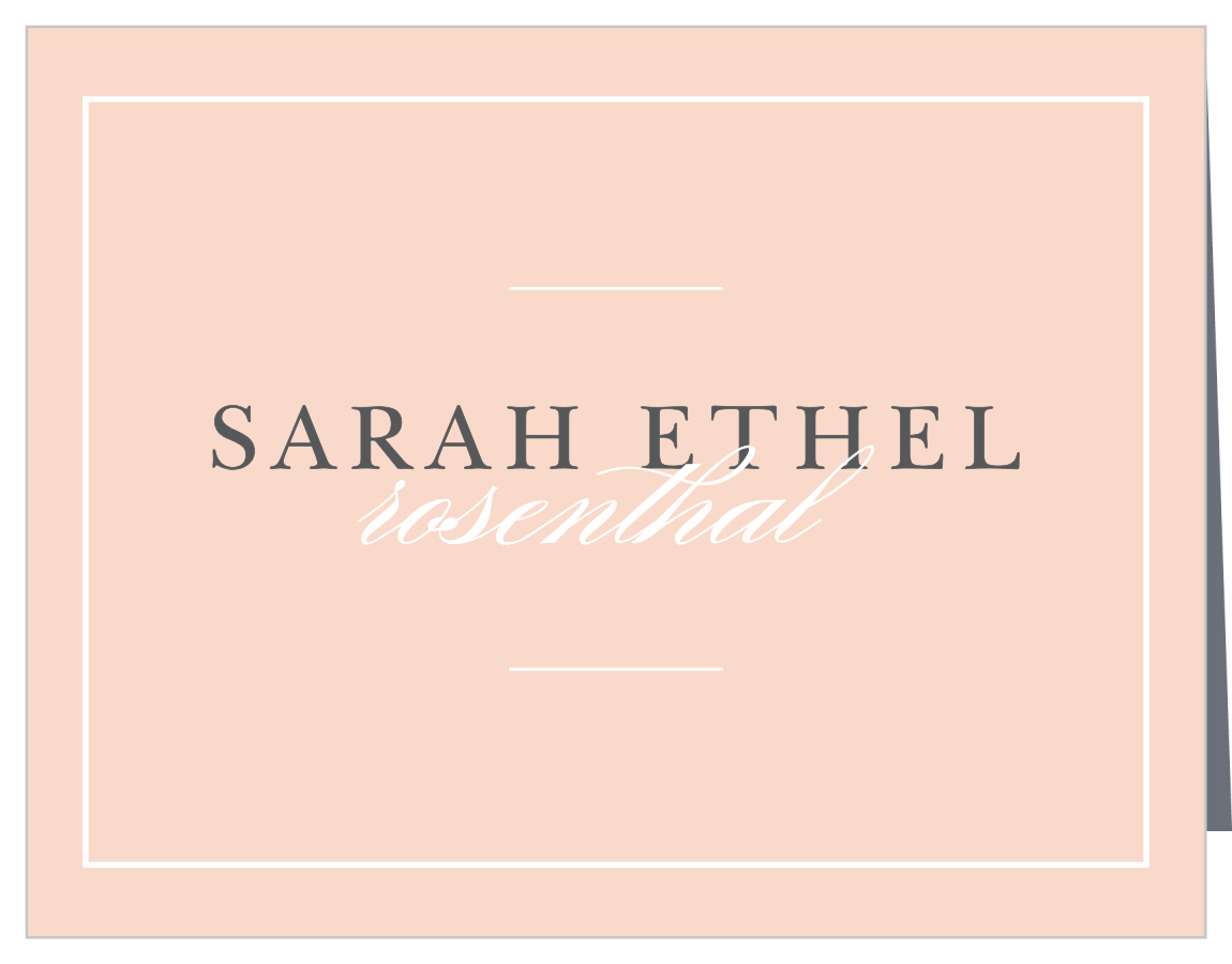 Thrilling Thirteen Bat Mitzvah Thank You Cards