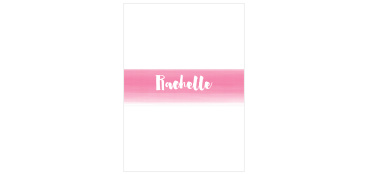 Watercolor Ombre Bat Mitzvah Belly Bands