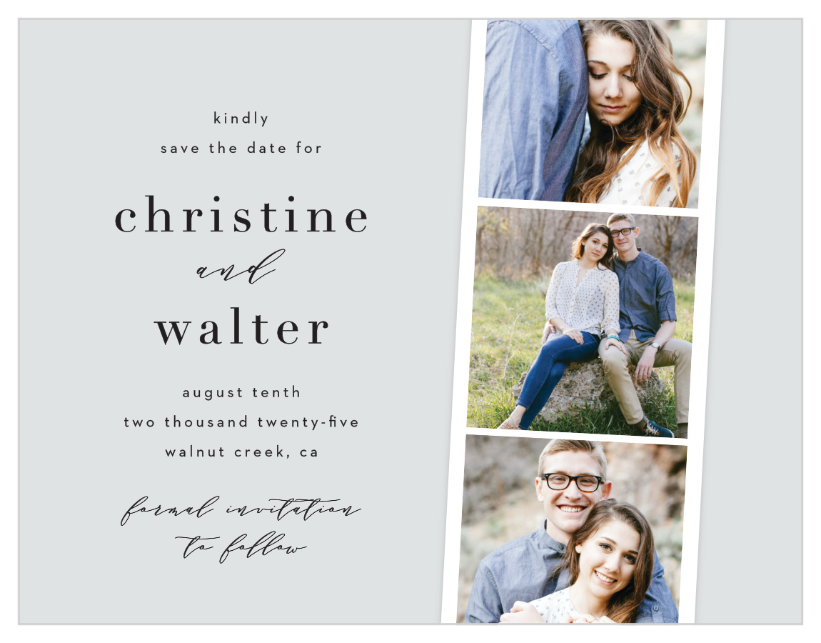Cascading Photo Save the Date Magnets
