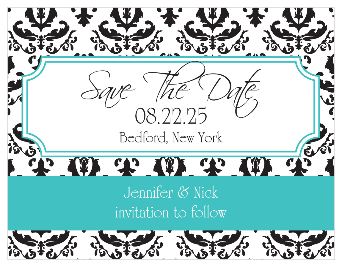 Victorian Charm Save the Date Magnets