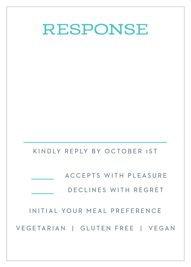 Candy Party Bar Mitzvah Response Cards