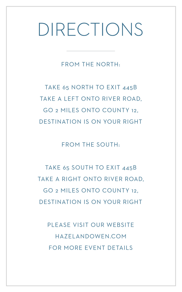 Mod Tallis Bar Mitzvah Direction Cards