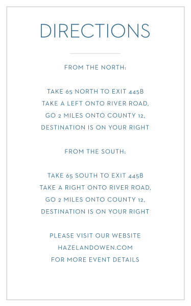 Mod Tallis Bar Mitzvah Direction Cards