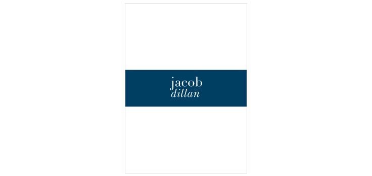 Bold Names Bar Mitzvah Belly Bands