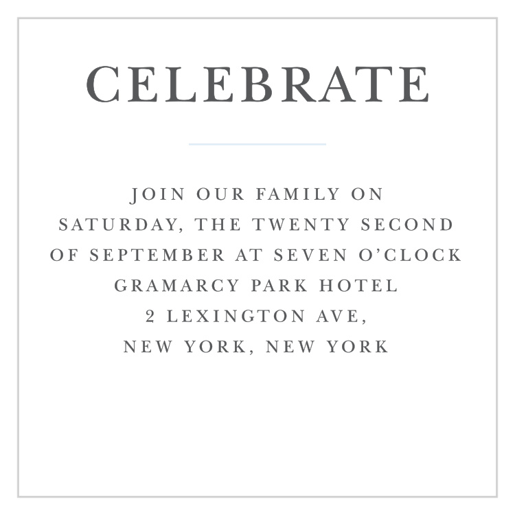 Thrilling Thirteen Bar Mitzvah Reception Cards
